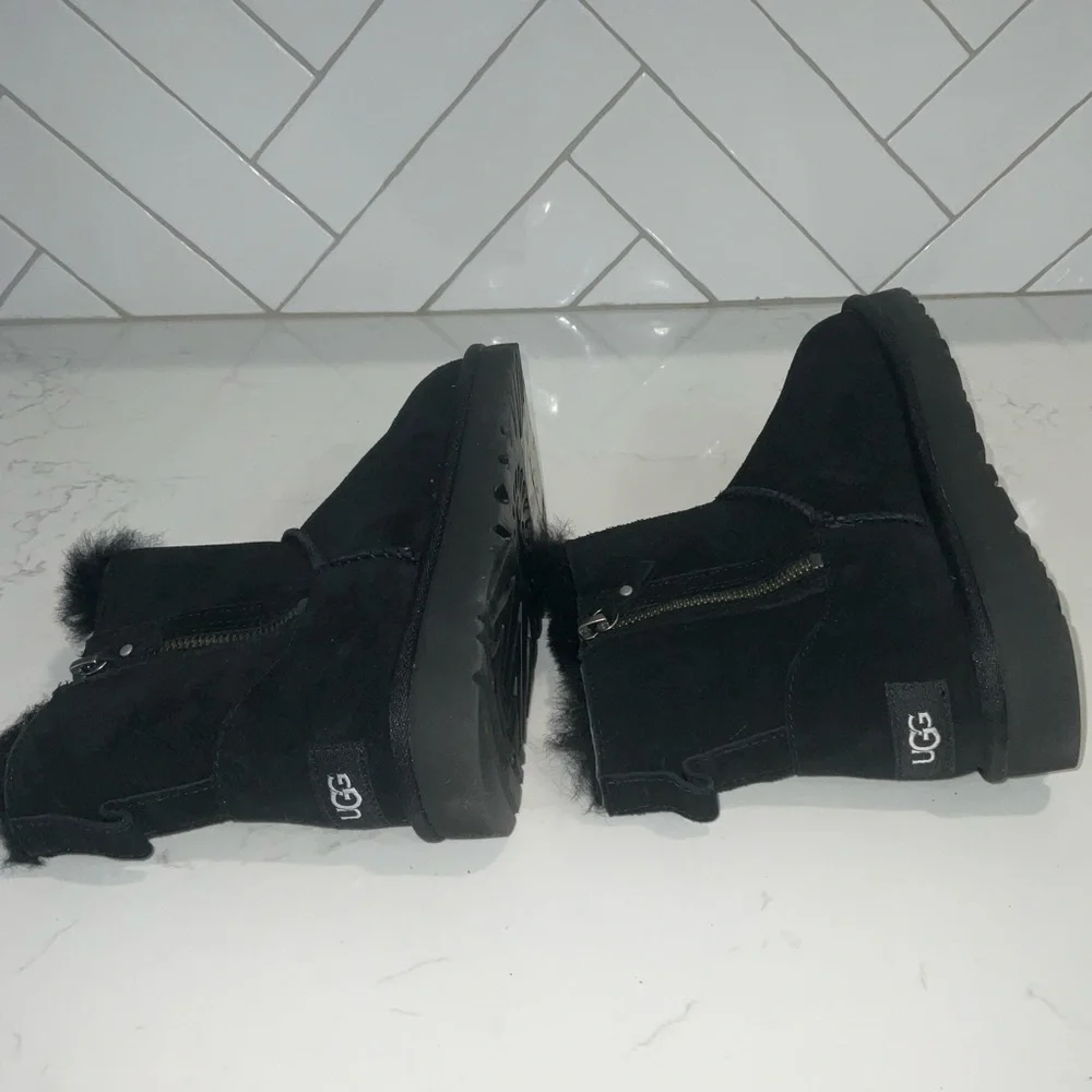 UGG Mini Double Zip Ankle Boots - Picture 5 of 7